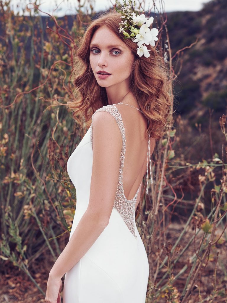 Maggie sottero best sale backless wedding dress